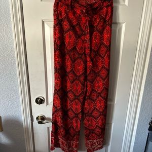 Bohemian style blues, fit in with belt around the waist include